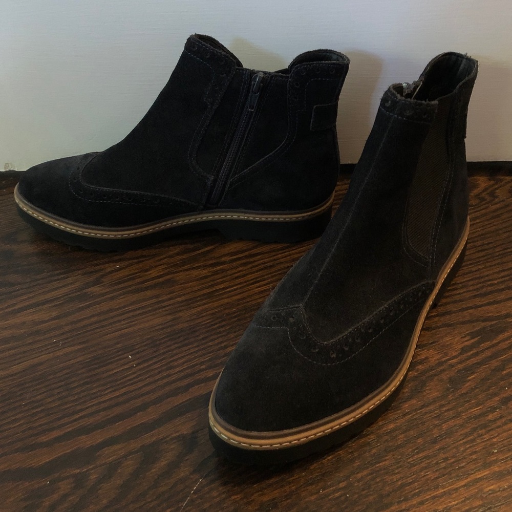 Black Suede Ankle Boots